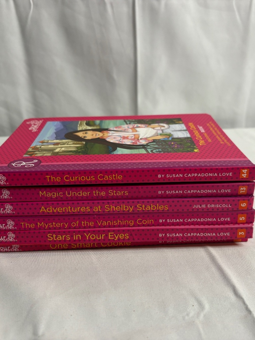 Our Generation Series Lot of 6 Girls Hardcover Chapter Books Doll #1,3,5,6,13,44